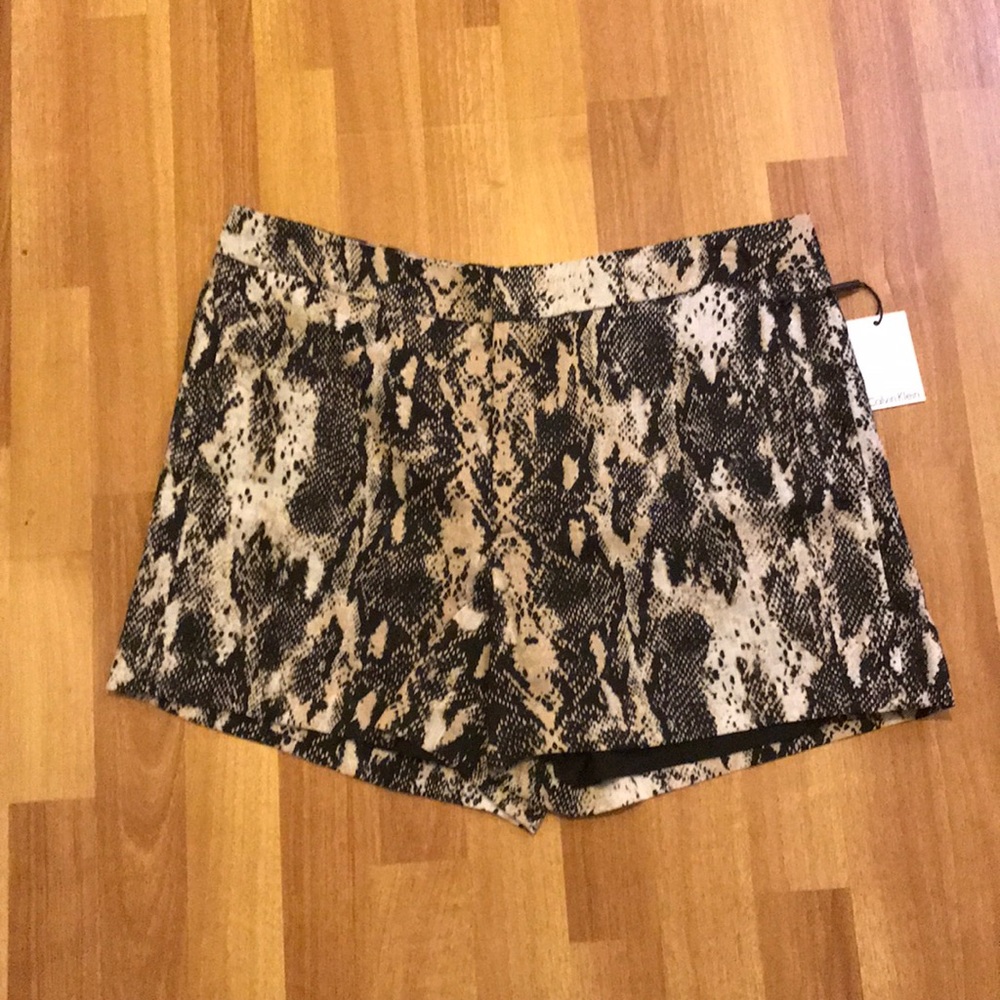 Calvin Klein shorts made of silky material.